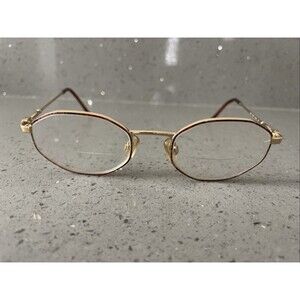 Anne Klein Gold and Brown Women's Glasses